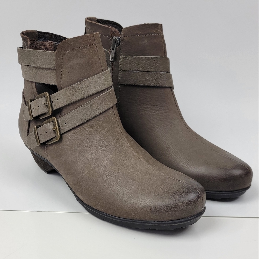 Abeo Nadia Buckle Cut Out Boots 7.5 NEW - Picture 9 of 12